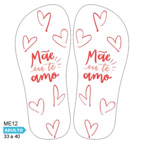 Lonita Sublimada Frases e Estampas de Mãe (33 a 39/40)
