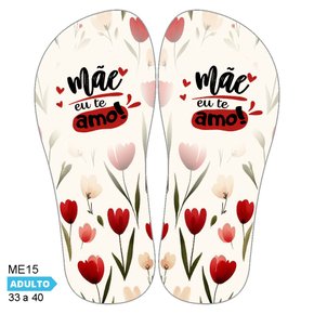 Lonita Sublimada Frases e Estampas de Mãe (33 a 39/40)