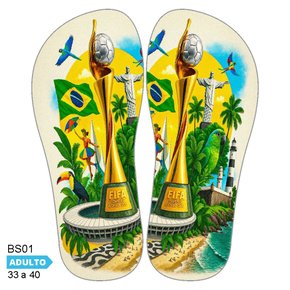 Lonita Sublimada Copa do Mundo e Brasilidades (33 a 39/40)
