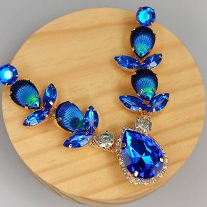 Cabedal Banhado Ana V com Pedrarias Par