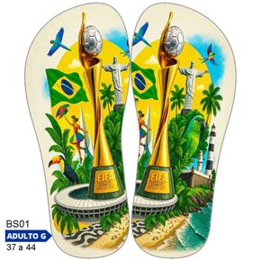 Lonita Sublimada Grande Copa do Mundo e Brasilidades (39 a 43/44)