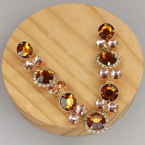 Cabedal Banhado Lucy V com Pedrarias