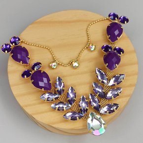 Cabedal Banhado Sirena V com Pedrarias e Correntinha