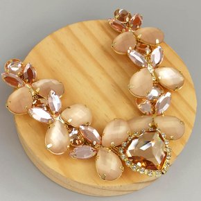 Cabedal Banhado Vanessa V com Pedrarias