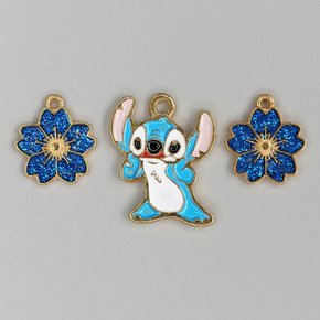 Kit de Pingentes de Metal com Argola