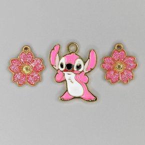 Kit de Pingentes de Metal com Argola