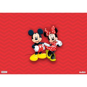 Estampa Sublimada Mickey e Minnie (Tamanho A4 - Par)