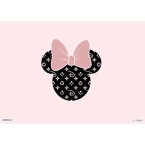 Estampa Sublimada Mickey e Minnie (Tamanho A4 - Par)