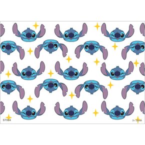 Estampa Sublimada Stitch e Angel (Tamanho A4 - Par)