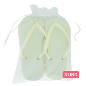 Saquinho de Voal 20 x 30 cm Kit c/ 3 unidades