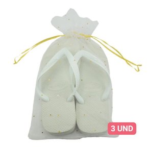 Saquinho de Voal 20 x 30 cm Kit c/ 3 unidades