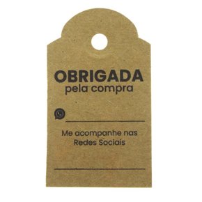 Tag para Embalagens Pct c/ 10 unidades